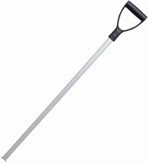 136209 Schop steel alum. + handvat black 28x105cm