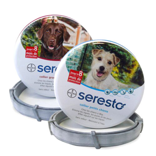 136213 Seresto 1,25 g + 0,56 g vlooien-/tekenband hond tot 8 kg