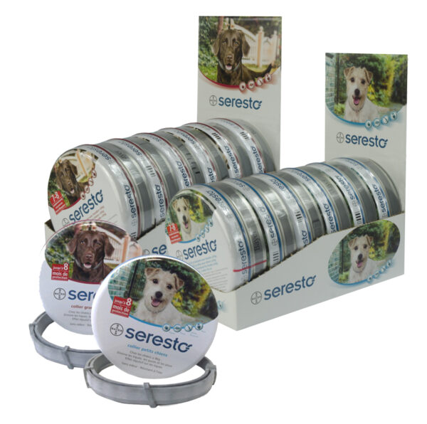 Seresto 1,25 g + 0,56 g vlooien-/tekenband hond tot 8 kg
