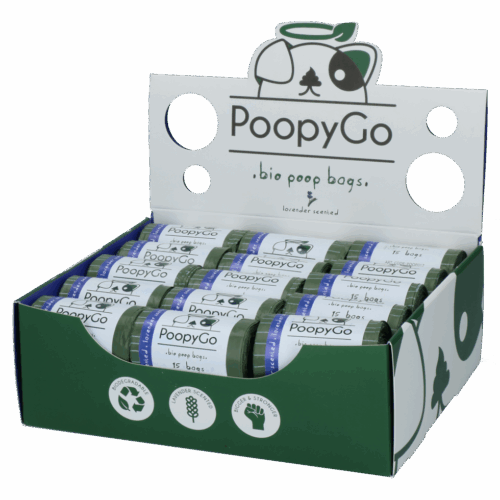 232873 PoopyGo Eco friendly single roll lavendelgeur