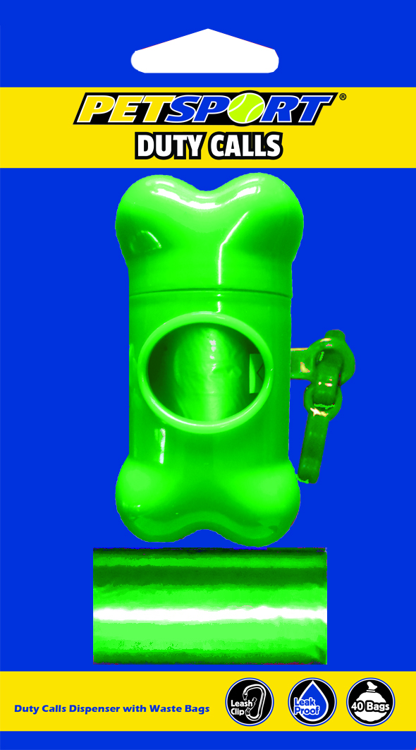 261403 Petsport Duty Calls Waste Bags Dispenser