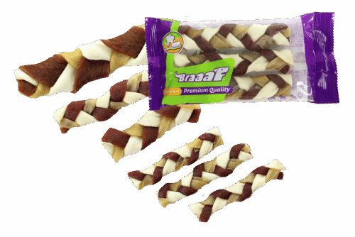 Braaaf Twister Braids 12 cm (3 pcs)