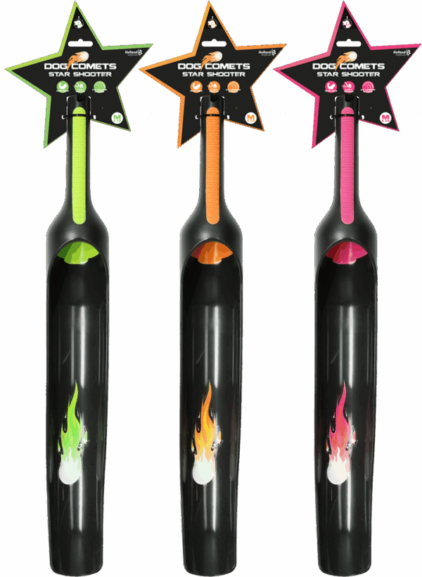 Dog Comets Star Launcher Roze
