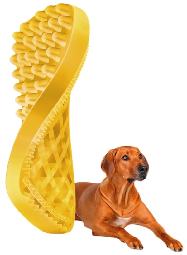 265738 Pet+Me Dog Short Hair Brush Yellow