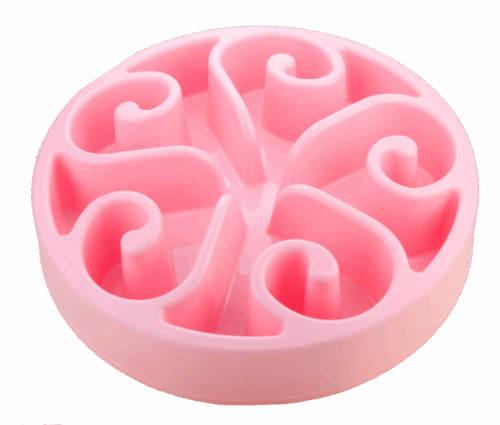 266817 Eat Slow Live Longer Original Pink L