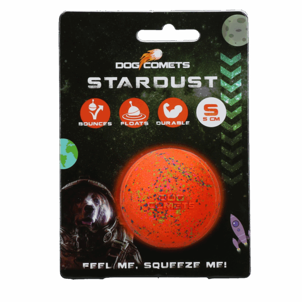 272854 Dog Comets Ball Stardust Oranje S