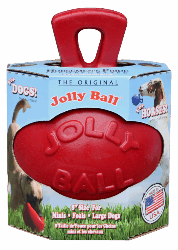274305 Jolly Ball 20cm rood Paard en Hond