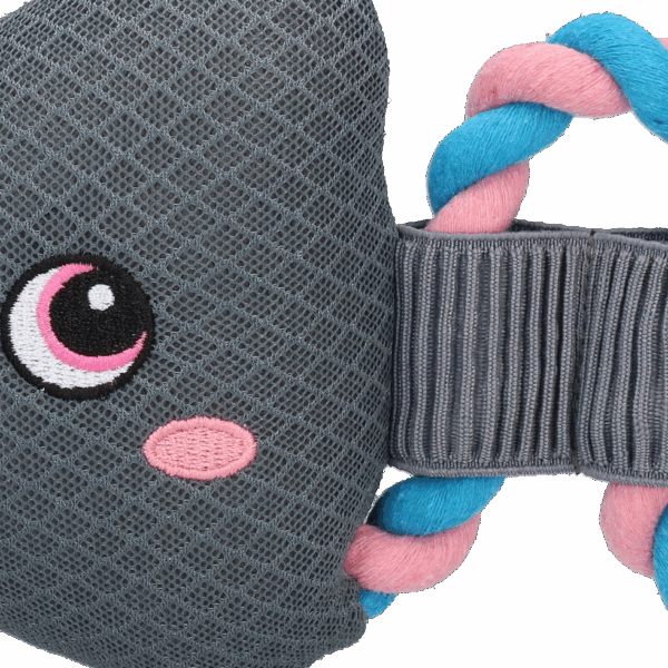 276919 CoolPets Pull me! Fishy rope (Flamingo)