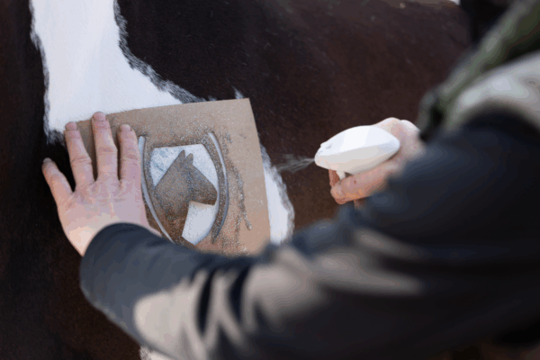 277300 Lucky Horse Unicorn Groen Glitterspray