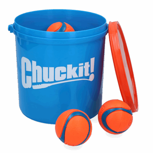 Chuckit Bucket met ultra ball Medium 8 st.