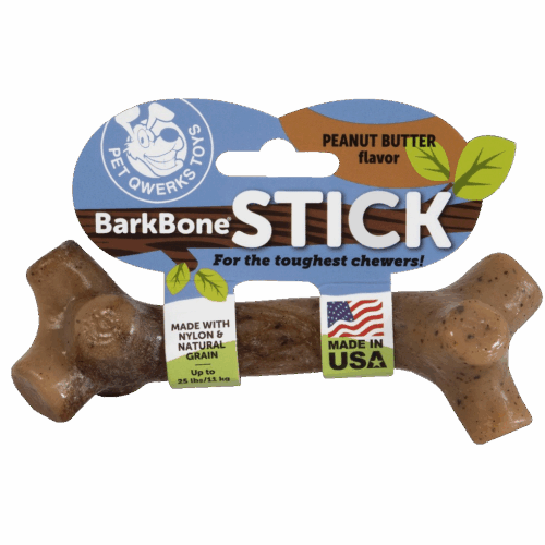 279403 Pet Qwerks BarkBone Stick Peanut Butter - XL