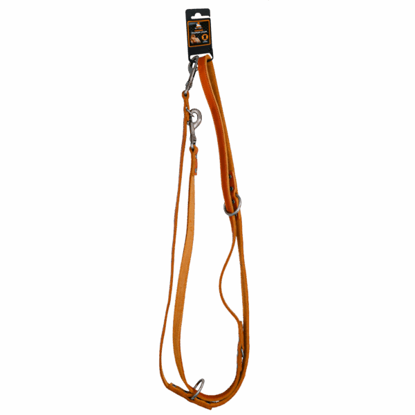 280231 Spotted! Pro Leren Trainingslijn Cognac 2x250cm