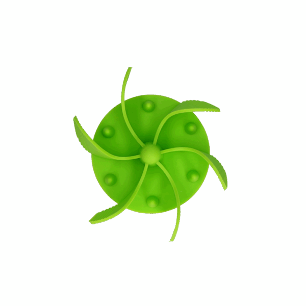 282957 Eat Slow Live Longer Gobble Stopper M Red