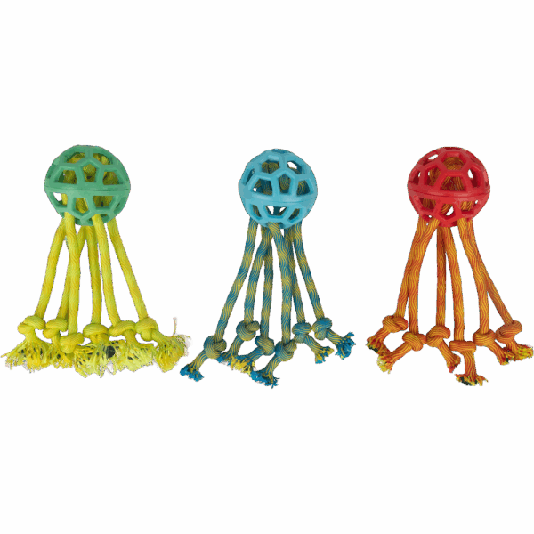 283656 Pawise Play-N-Tug Rope Octopus