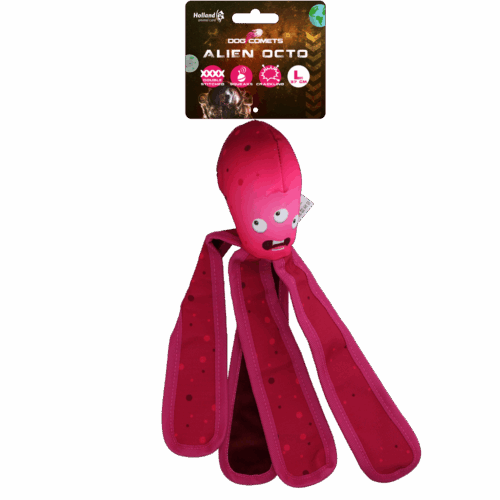 Dog Comets Alien Octo Pink L