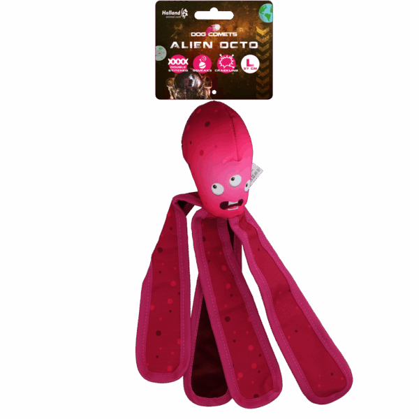 Dog Comets Alien Octo Pink L