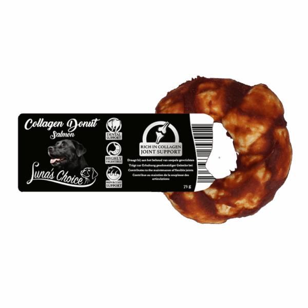 284167 Luna’s Choice Collagen Donut Salmon
