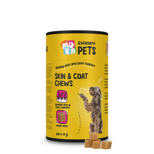 284557 Excellent Pets Skin and Coat Chews 240 gram (60 Treats)
