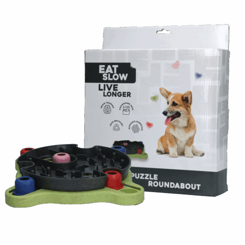 284715 Eat Slow Live Longer Puzzle Roundabout