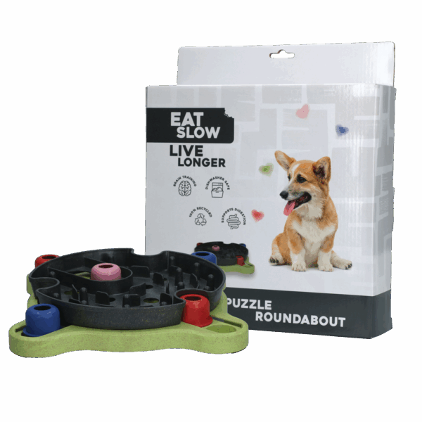 284715 Eat Slow Live Longer Puzzle Roundabout