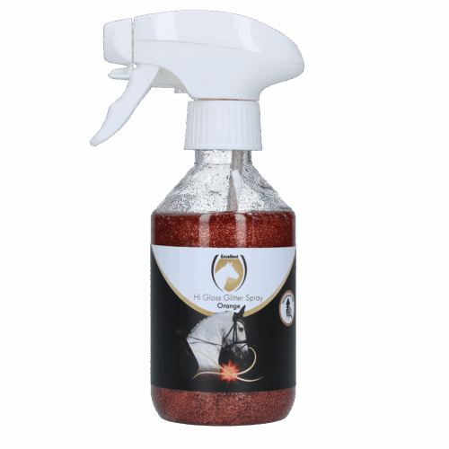 Excellent Horse Hi Gloss Glitter Spray Orange 250 ml