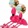 285712 Pawise Flamingo met poten van touw L