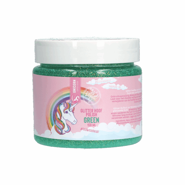 285754 Lucky Horse Glitter Hoeflak Groen