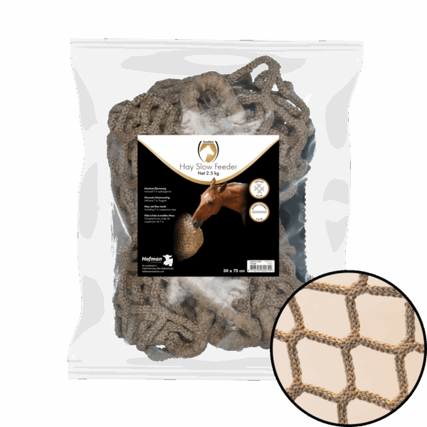 285782 Hay Slowfeeder net 2,5 kg (5 mm dik, maaswijdte 45 mm)
