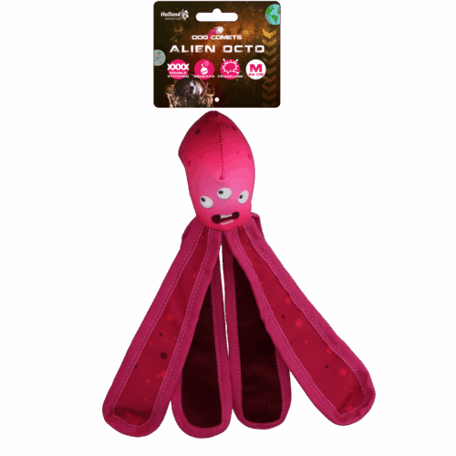 Dog Comets Alien Octo Pink M