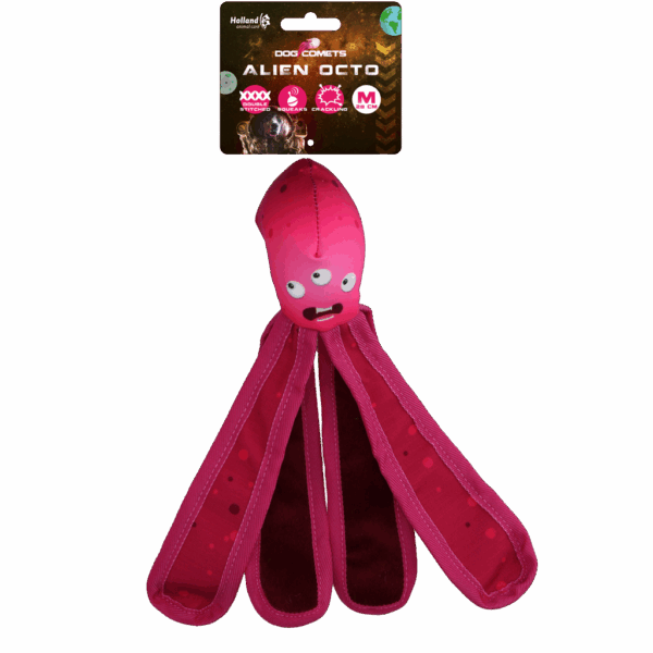 285922 Dog Comets Alien Octo Pink M