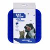 Eat Slow Live Longer Lick Mat Quad Blue