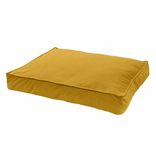286025 Madison Velours Lounge Cushion Geel L