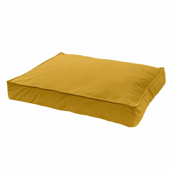 Madison Velours Lounge Cushion Geel L
