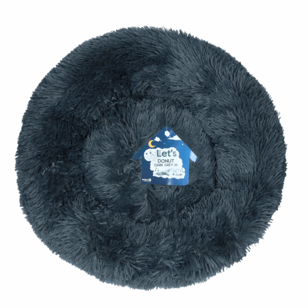 Let's Sleep Donut 50 cm Donkergrijs