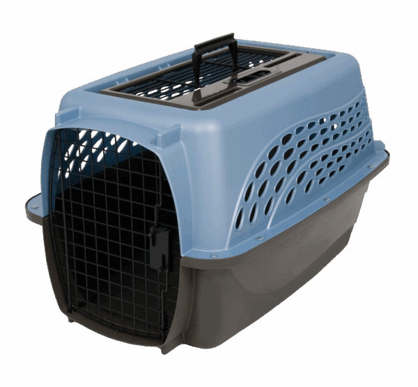 286375 Petmate 2 Door Top Load Kennel S Blue