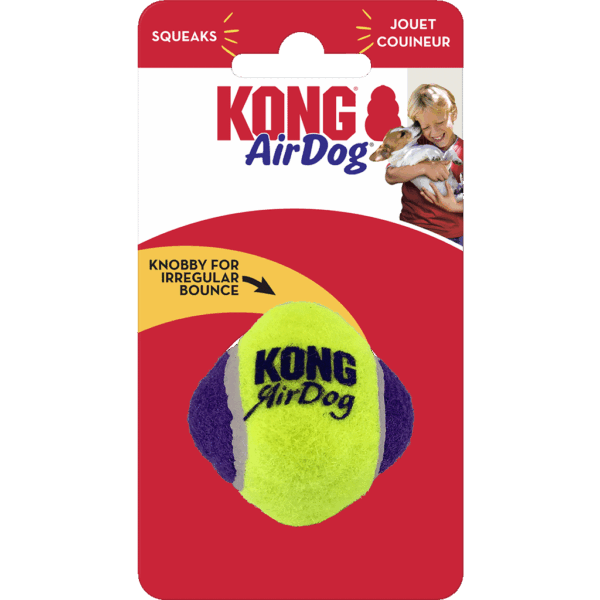 286386 KONG AirDog Squeaker Knobby Ball XS/Sm