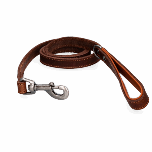 286427 Spotted! Pro Leren Hondenlijn Bruin 1,8x130cm