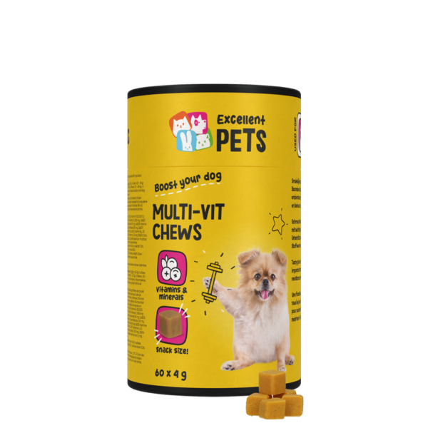 286439 Excellent Pets Multi-Vit Chews 240 gram (60 Treats)
