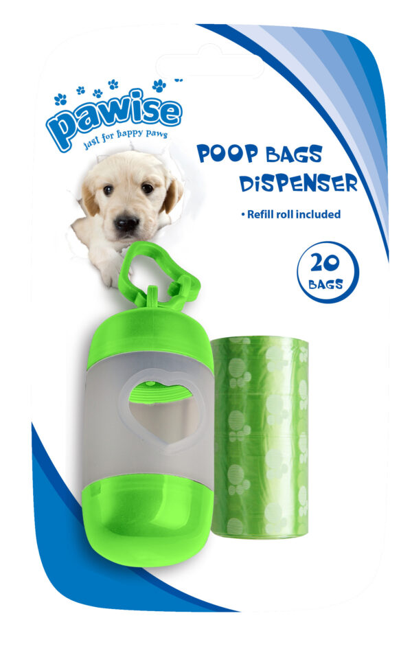 打印 Pawise Poop Bags Dispenser (incl. 2 x 20 bags)