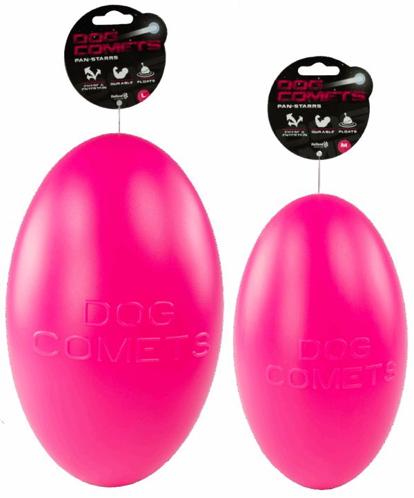 Dog Comets Pan-Stars Roze L 30cm