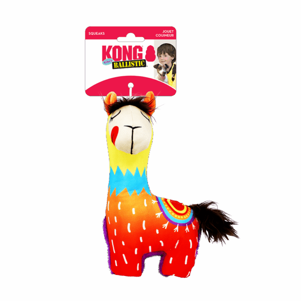287100 KONG Ballistic Vibez Llamas Assorted Sm/Md