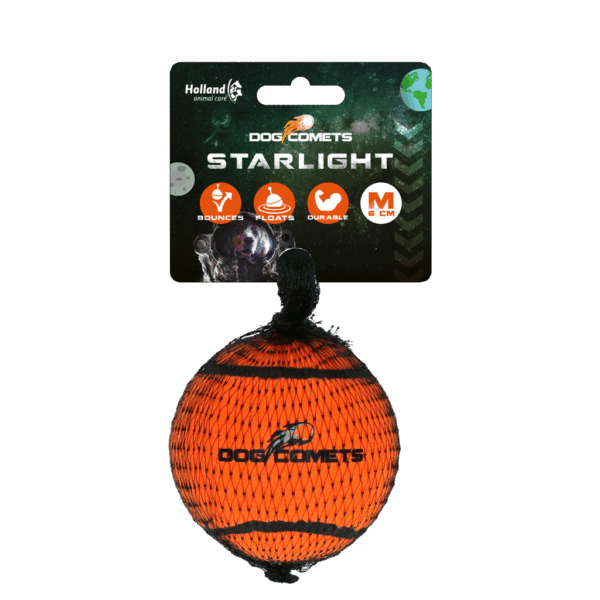 287134 Dog comets Starlight Tennisbal M Oranje 1st