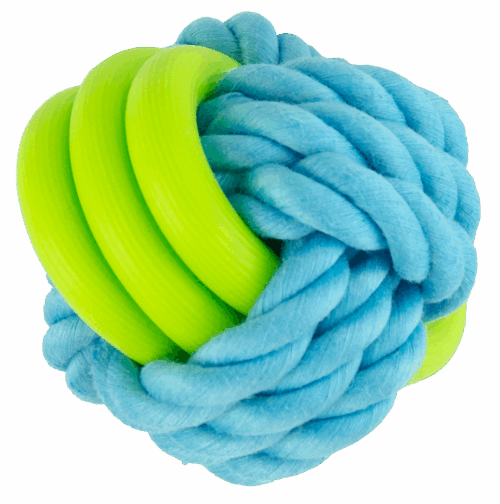 287267 Pawise Twins Rope Ball 7cm