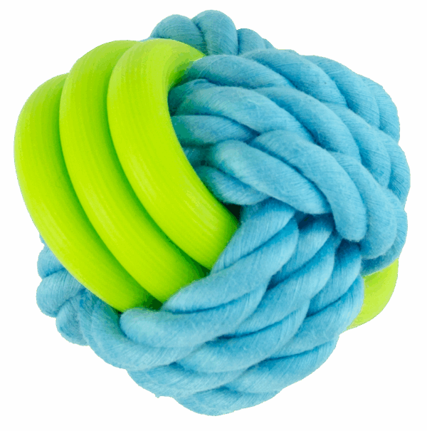 287267 Pawise Twins Rope Ball 7cm