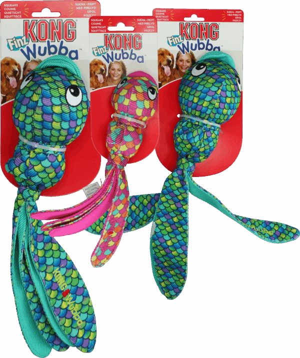 KONG Wubba Finz Pink Sm