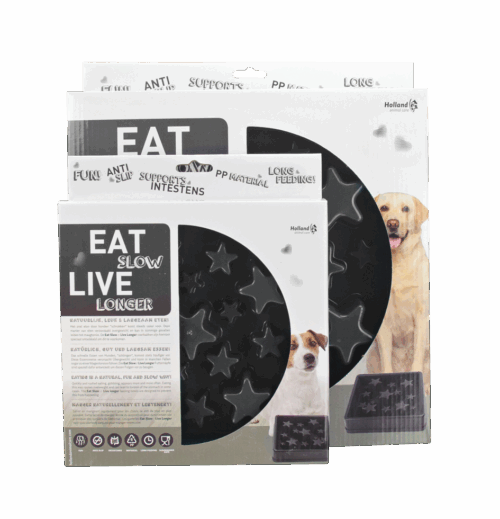 287325 Eat Slow Live Longer Star Grey S