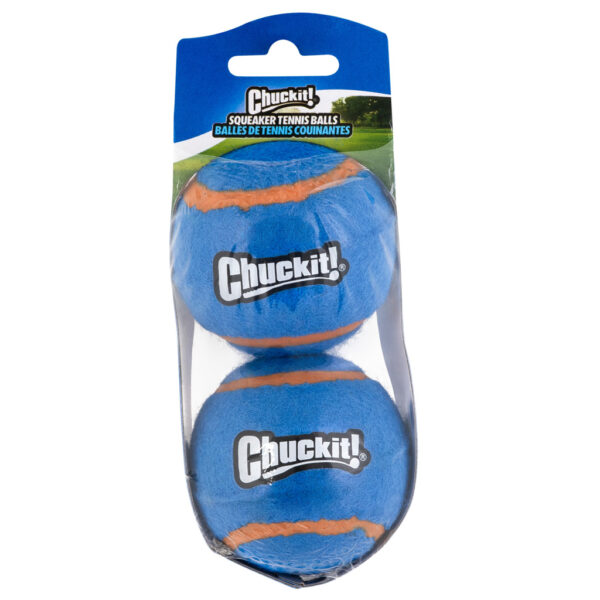 287326 Chuckit Squeaker tennis ball sm 2pk