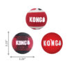 KONG Signature Balls 3-pk Assorted Lg