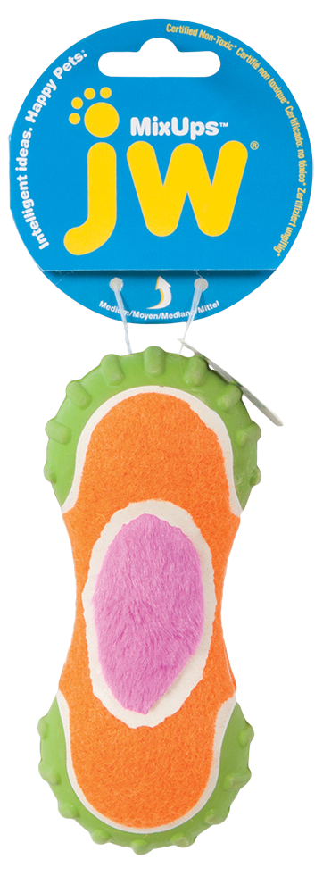 287586 JW Mixups Ribbed Barbell M 14 cm