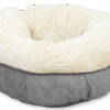 AFP Lambswool Donut Bed Grijs